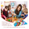 Kit De Arcilla Para Modelar Secado Al Aire, 24 Colores