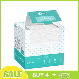 Ditoi Disposable Face Towels Home Use Single-use Towelette:_1 Pack (50counts, Towel Size: 10"x12")