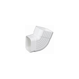 Amerimax Home Products Gutter Elbow VNYL WHT B