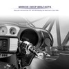 Sresk Motorcycle Mirror Drop Bracket Adapter Rear View Mirror Spare