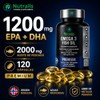 Omega 3 2000 mg | 1200 mg EPA + DHA