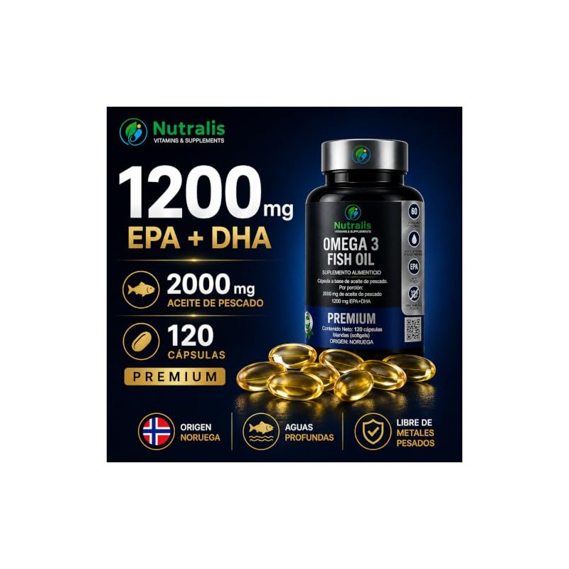 Omega 3 2000 mg | 1200 mg EPA + DHA