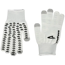 DeFeet ET Touch D-Logo White Touchscreen Gloves, Medium