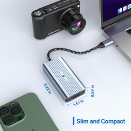 USB C Hub, Tymyp 4 in 1 USB C Hub, Dual Display 8K@30Hz HDMI 8K@30Hz DP, USB 3.0, 100W USB-C PD Charge Port 4 Port Dock Station for Laptop, HDTV, Projector, and More Type C Devices