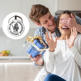 SUZEYEN St. Christopher Keychain for Safe Travel – Patron Saint of Travelers Protection Keyring – Catholic Christian Gift for Men & Women – Good Luck Travel Charm Key Ring