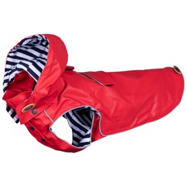 Trespaws Waterproof Dog Coat Packaway Pocket with Harness Access Seadog