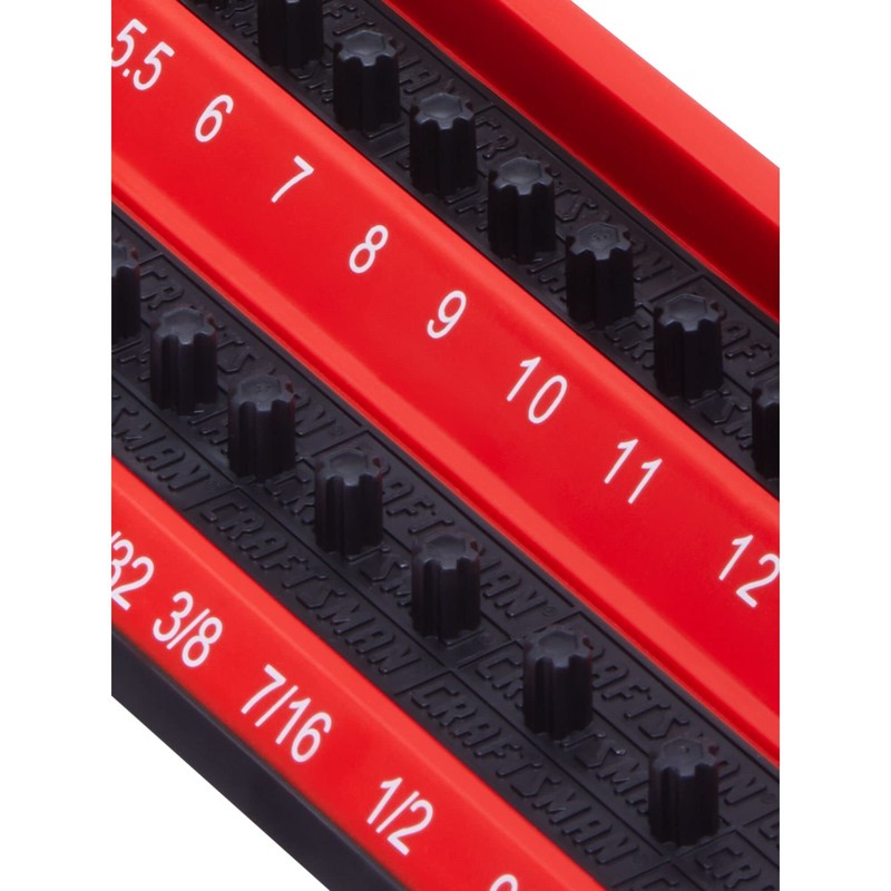 CRAFTSMAN Socket Peg Holder, Tool Tray Storage Organizer, 1/4 Inch