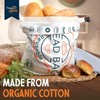 Organic Cotton Bread Bag - Reusable, Premium Bread Bag -