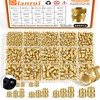 Dianrui 400 PCS Threaded Inserts, M2/ M2.5/ M3/ M4/ M5/