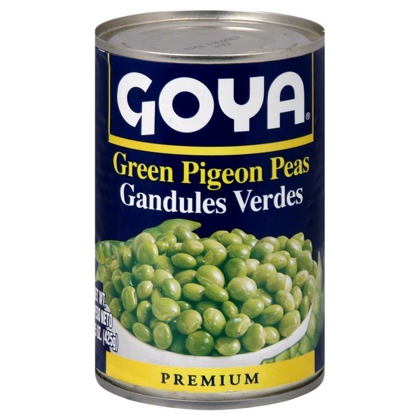 Goya Green Pigeon Peas 15.0 OZ(Pack of 2)