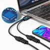 Usb splitter Male to Dual USB Female Cable Adapter, for