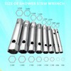 KOSIDA 10Pcs Dual-Ended Shower Valve Socket Wrench Set Faucet Nut