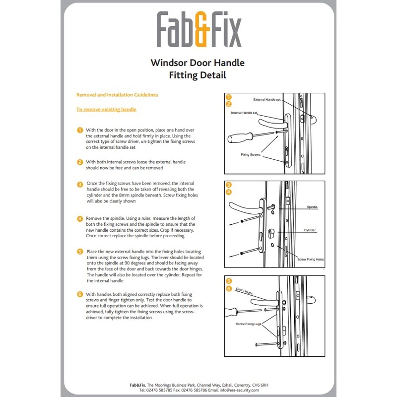 ERA Fab & Fix - UPVC Premium Satin, Windsor Door