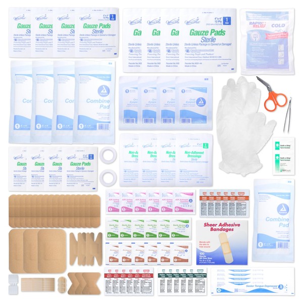 First Aid Kit Refill 10 Person Office Home Auto