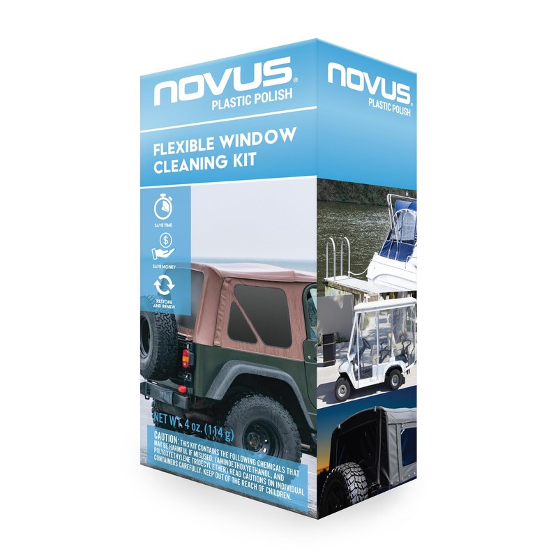 NOVUS Plastic Polish | Flexible Window Kit | One 3”
