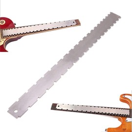 Designed Guitar Neck Notched Straight Edge Guitar Bass Fret Leveling Ruler Fret Rocker Fret Level Luthier Tool (2PC)