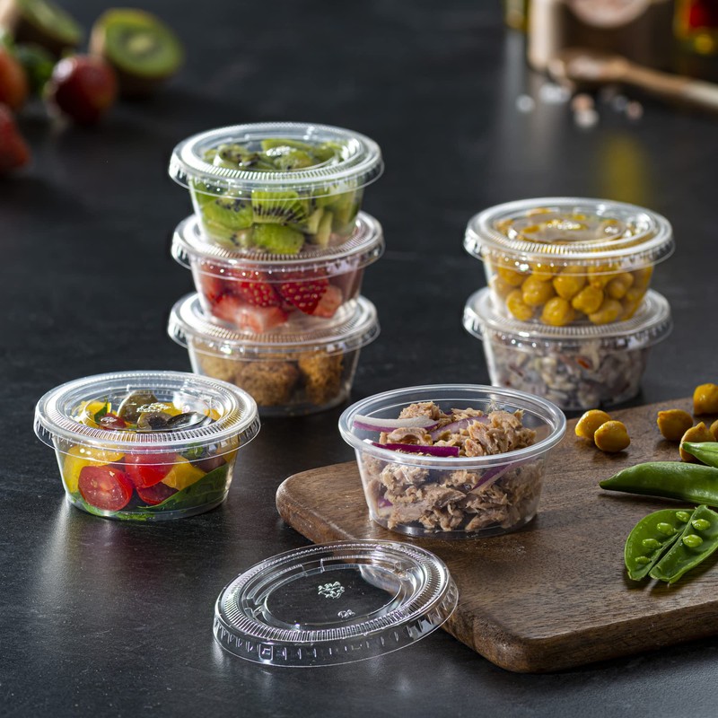 Pantry Value [3.25 oz. - 100 Count Clear Disposable Plastic