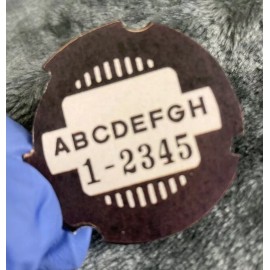 Automatic Electric Vintage AE 1940 style rotary telephone NEW CUSTOM dial card X1: Your Letter &#'s