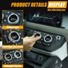 Bekantogy 3PCS Car Air Conditioner Switch Button Knob Cover Compatible