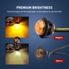 Nilight 50 PCS 3/4” Round Clearance LED Front Rear Side