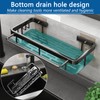 FOXWHALE Sink Organiser for Kitchen Drilling Kitchen Caddy Holder Shelf