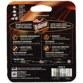 Berkley Trilene XL Monofilament Fishing Line, 12lb, 300yd. (Packaging may vary)