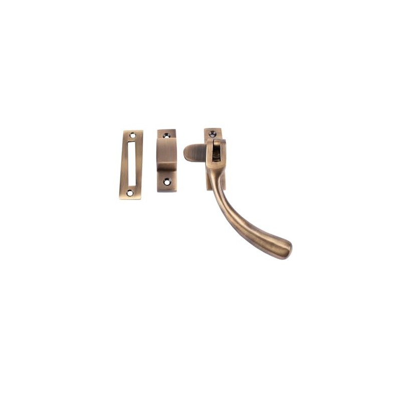Dart Bulb End Brass Window Fastener with Hook & Mortice