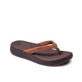 Reef Women's Cushion Cloud Flip-Flop, Espresso, 11