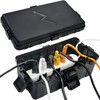 Hrensaw Medium Outdoor Electrical Box(10.6x5.5x4.5inch),IP54 Waterproof Extension Cord Cover w/6