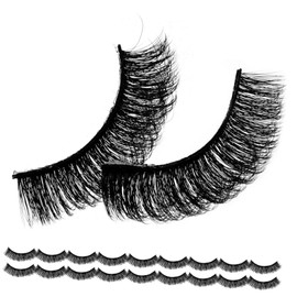 FOMIYES 10pairs Natural Volume Faux Lashes for Parties Daily Wear and Special Occasions Lightweight and Comfortable Eye-catching Look Easy Application