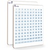 SCRIBBLEDO Dry Erase Number Chart 9”x12” White Board Teacher Student