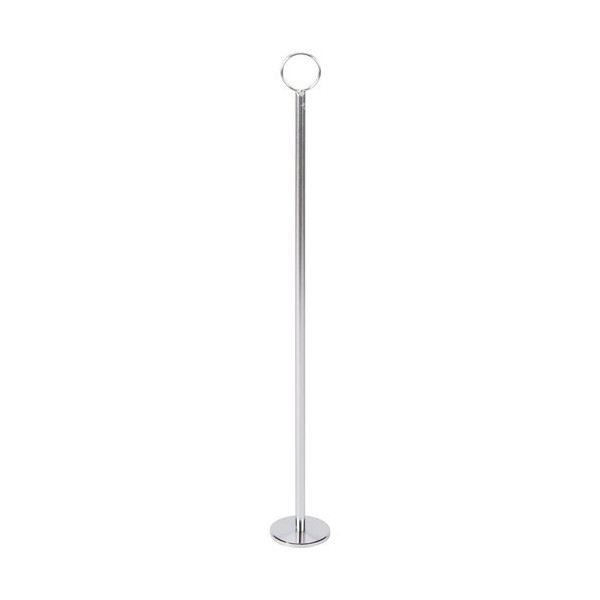Royal Industries Menu Card Holder, 18", Stainless Steel, Silver Color