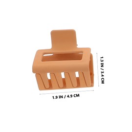 LIFKOME 8pcs Small Hair Claw Clips For Women And Girls: Non-slip Matte Shark Hair Accessories For High Ponytail Styling Solid Color Hair Types