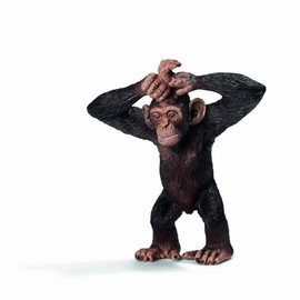 Schleich Young Chimpanzee Toy Figure