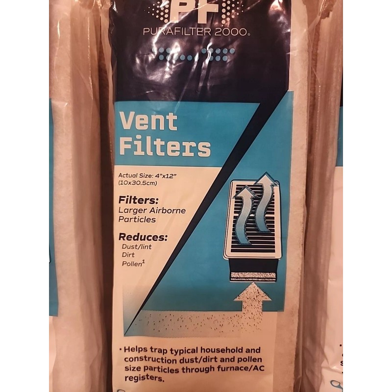 Purafilter 2000 Lot of 4: PF Purafilter 2000 Electrostatic Register