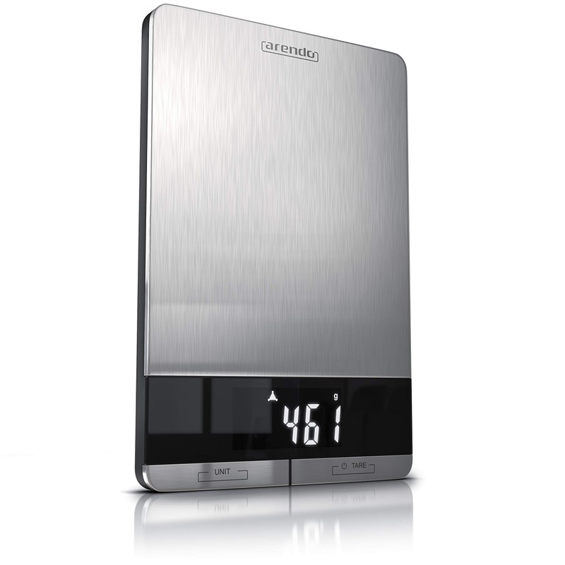 Arendo - Stainless Steel Digital Kitchen Scales - Digital Scales