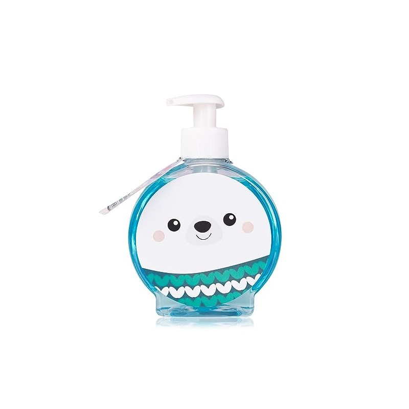 Accentra Bear Christmas Hand Soap in Pump Dispenser, Polar Bear