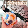 AUOQZ Handcrafted Boulder Blocks for Climbers 3D Rock Climbing Ball