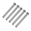 5Pcs Long Rod Nut Hex Coupling Female Threaded Straight Bar