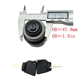 Kridets 701-80184 701-45500 701/45500 701/80184 Ignition Switch with 2 Keys 9 pins Compatible with JCB JCB200 JCB220 Excavator for Loader 2CX 3CX 4CX 5CX for Tractor LB60 LV60 LV80