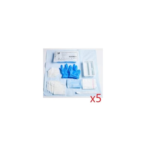 Universal Dressing Packs (Medium Gloves) x 5 packs - 16
