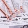 Eyourlife 12 PCS Diamond Crystal Pens, Rose Gold Metal Ballpoint