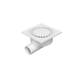 Floor/Shower Drain 150 x 150 mm DN50 Traps Odour DN50/95P