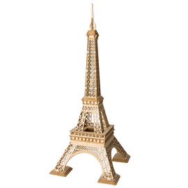 Tsukurun Desu® Robotime TG501 Eiffel Tower 3D Wooden Puzzle (Japanese Version)
