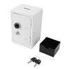 Money Bank Creative Cute Metal Vertical with Lock Keys Cash