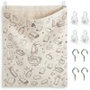 Reusable Dirty Rag Storage Bag Over the Door Hamper