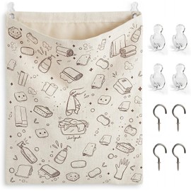 Reusable Dirty Rag Storage Bag Over the Door Hamper