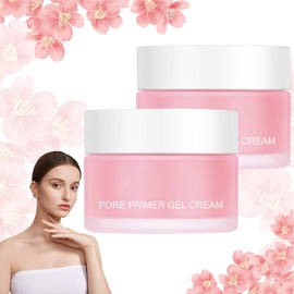 SPHERETRON Face Makeup Primer, Pore Primer Gel Cream, Pore Filling Gel Cream, Face Makeup Primer Cream, Make-Up Base Gel Cream, Pore Foundation Gel Cream, Primer Makeup for All Skin Types (2 Pieces)