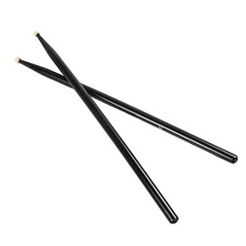 【The Best Deal】2Pcs 5A Drum Sticks, Maple Wood Tip Drumsticks, 5A Music Band Drumsticks, Jazz Drum Sticks For Rock Band (Black 2Pcs)