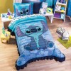 Colchas Concord Colcha Individual Poliester C/funda Stitch Azul Concord